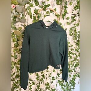 Victoria’s Secret PINK Dark Teal Crop Long Sleeve